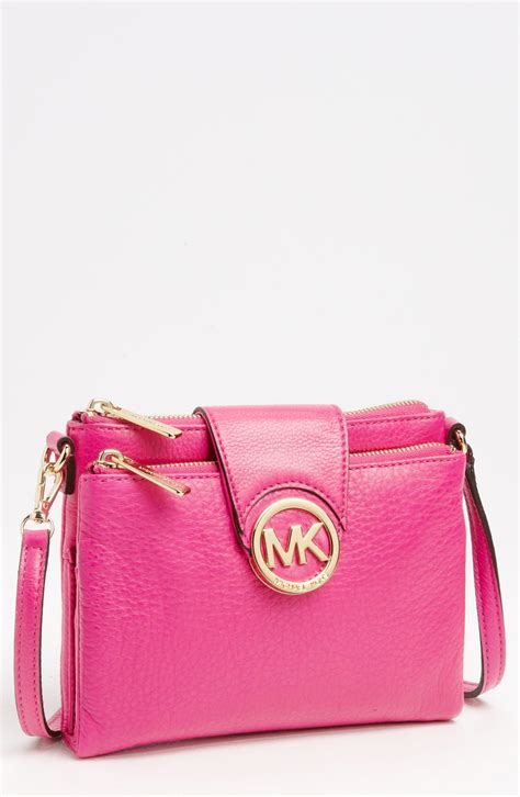 michael kors pink purse with dots|Michael Kors pink purse crossbody.